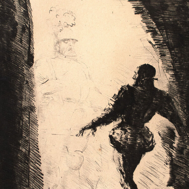Hans Meid - Don Juan - 1912 - Radierung