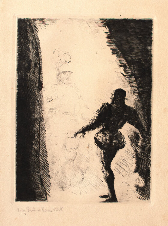 Hans Meid - Don Juan - 1912 - Radierung