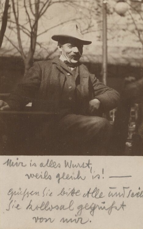 Richard Graef - Selbstporträt - 1904 - Fotografie...