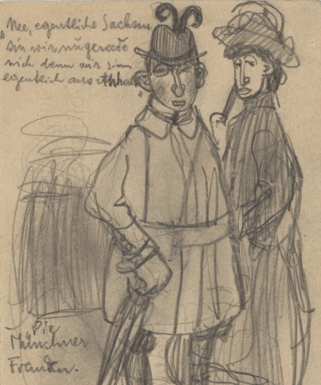 Richard Graef - Paar - 1906 - Bleistift