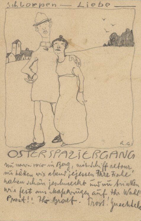 Richard Graef - Schloppen-Liebe/ Osterspaziergang - 1906...