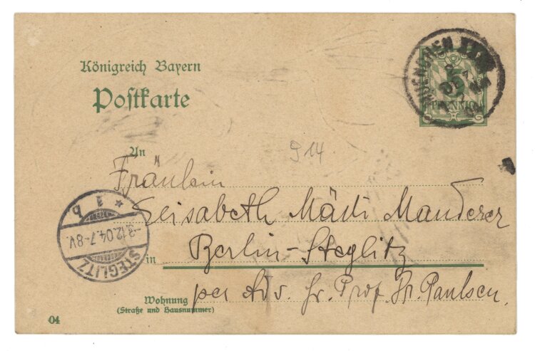 Richard Graef - Porträt Edward Tindale - 1904 - Bleistift und Rötel
