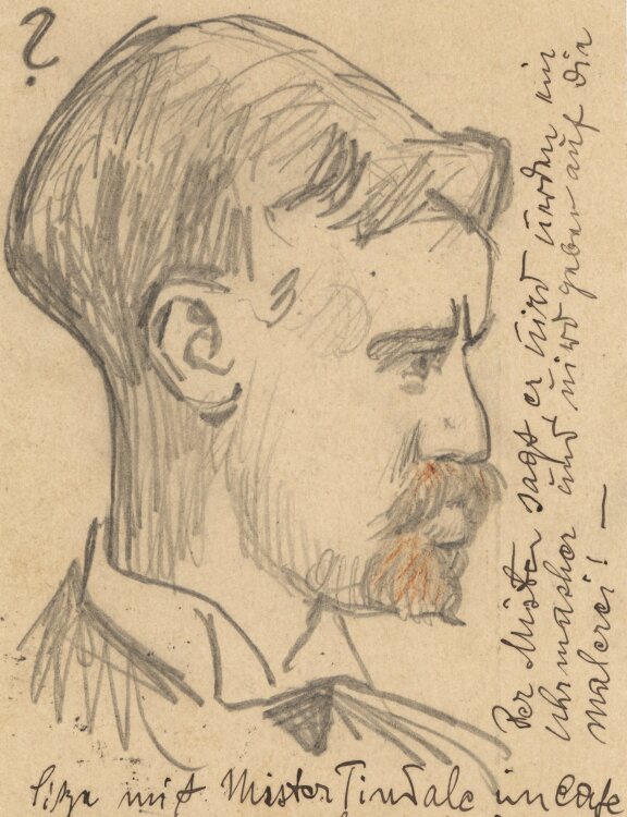 Richard Graef - Porträt Edward Tindale - 1904 -...
