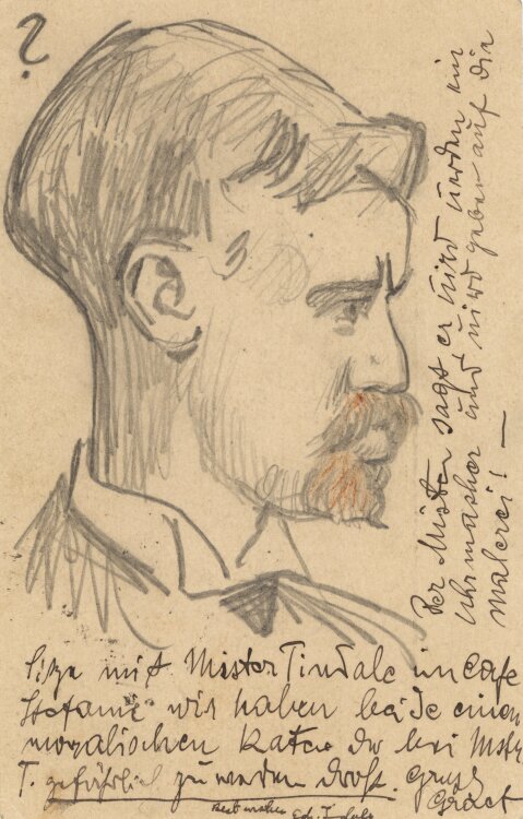Richard Graef - Porträt Edward Tindale - 1904 -...