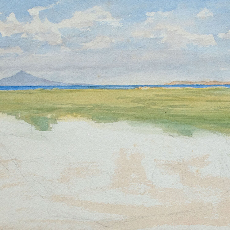 Unbekannt - Troja - 19. Jhd. - Aquarell
