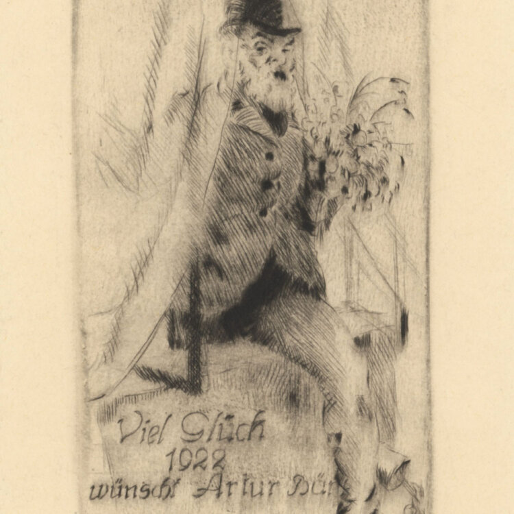 Artur Bär - Viel Glück - 1921 - Radierung