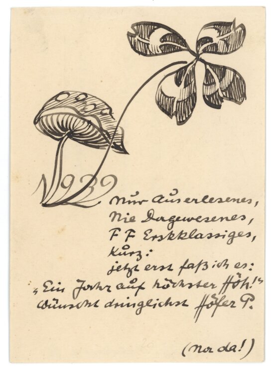 Paul Höfer - Nur Auserlesenes - 1932 - Feder