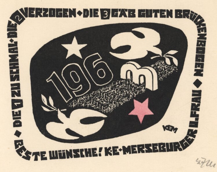 Karl Erich Merseburger - Die 1 zu schmal - 1963 -...