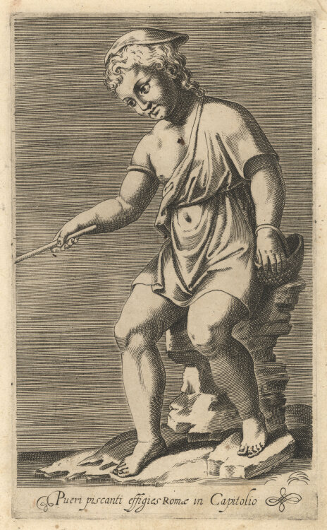 Giovanni Battista Cavalieri - Fischerjunge - Spätes...