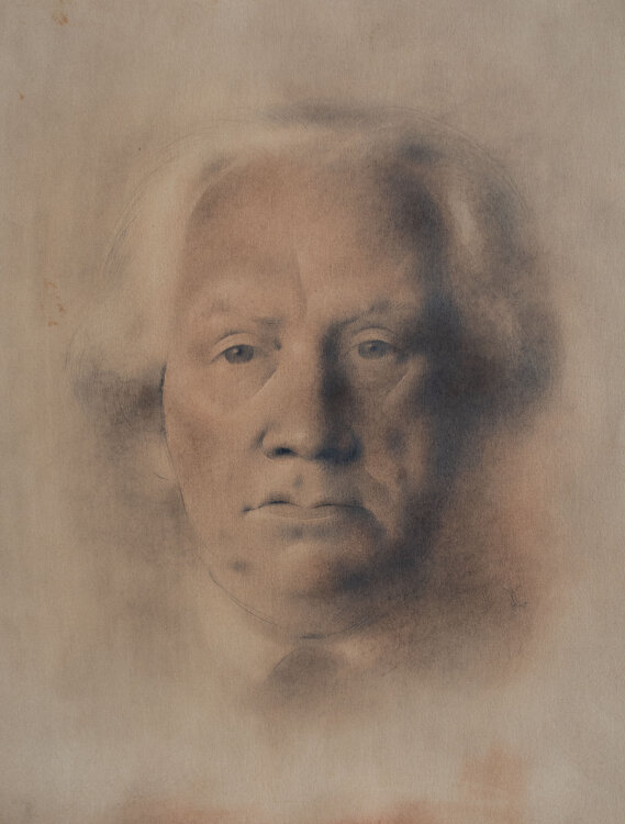 Willi Schmid - Bildnis Fedor Stepun - 1940 - Pastell...