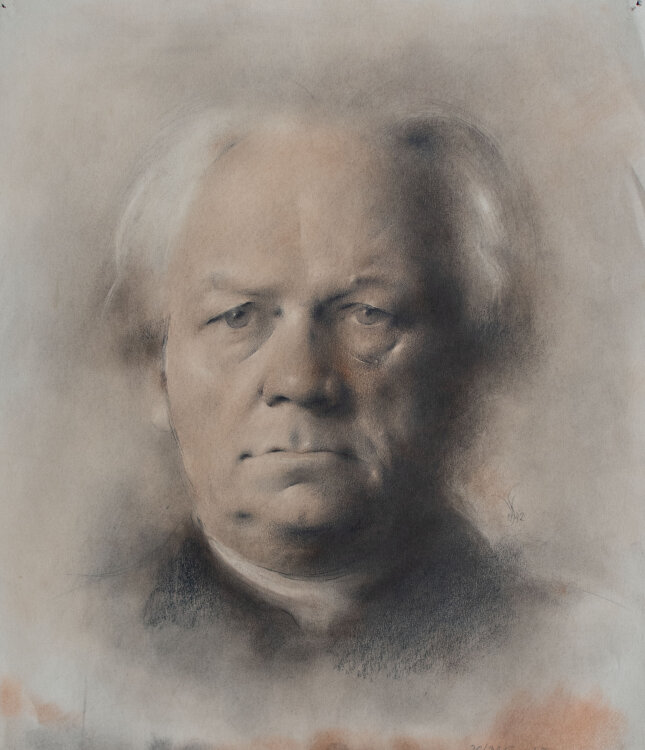 Willi Schmid - Bildnis Fedor Stepun - 1942 - Pastell über Bleistiftzeichnung