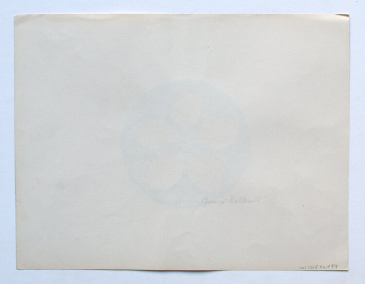 Fritz Berger - Blütenornament/ Wollkraut - um 1910 - Aquarell