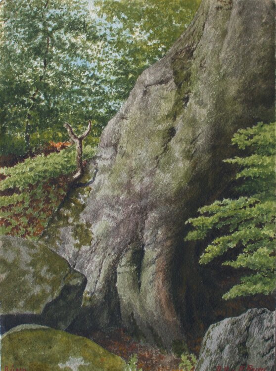 Fritz Berger - Rügen - 1909 - Aquarell