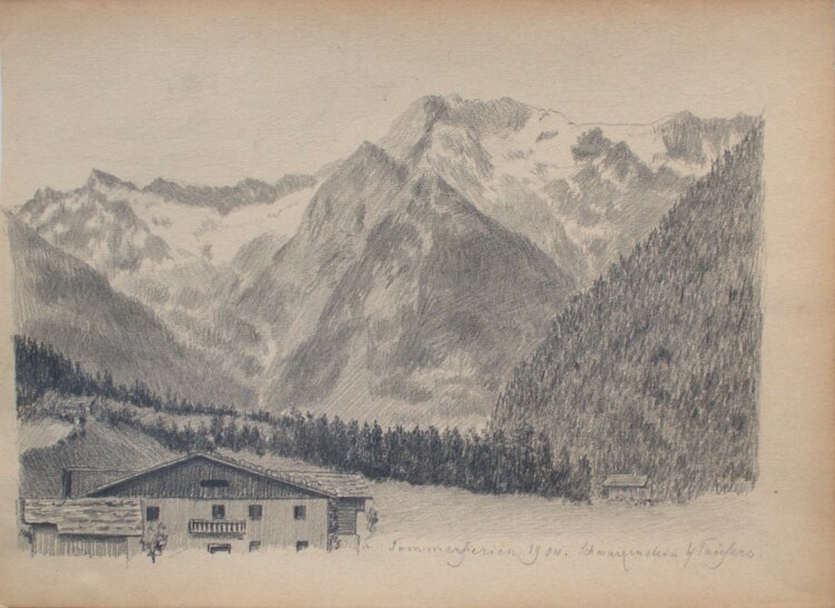 Fritz Berger - Schwarzenstein - 1904 - Graphit