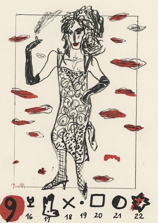 Karla Woisnitza - Kalender 1985 - 1985 - Farblithographie