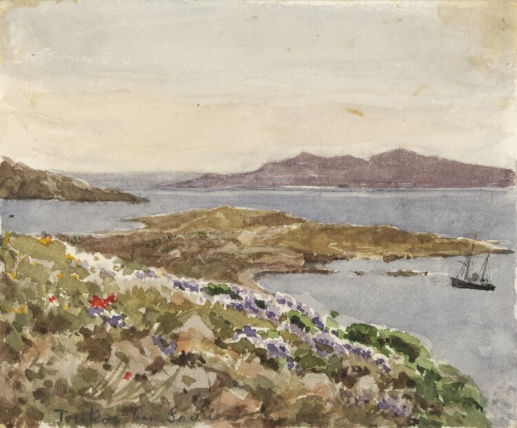unbekannt - Griechische Inseln - um 1890 - Aquarell