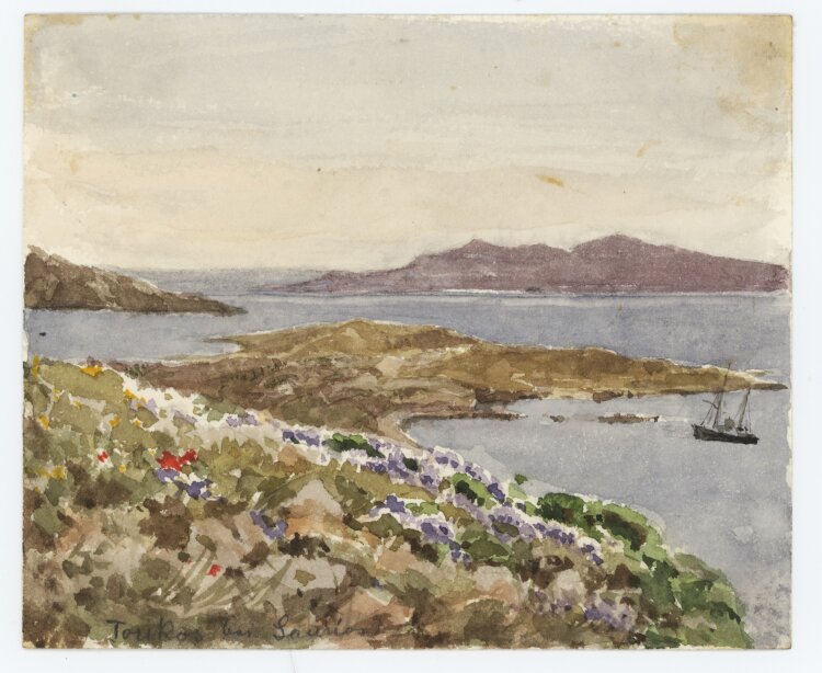 unbekannt - Griechische Inseln - um 1890 - Aquarell
