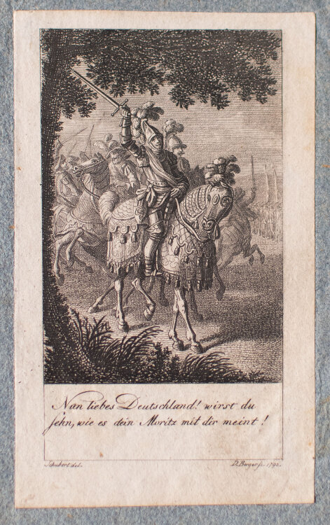 Gottfried Daniel Berger - Moritz von Sachsen in der...