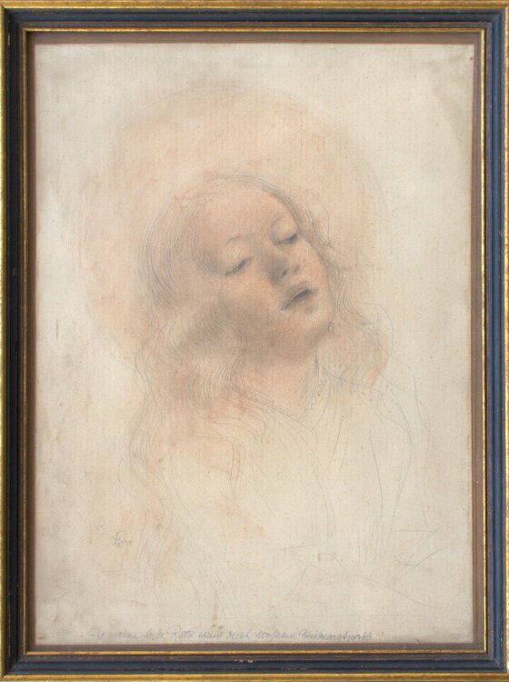 Willi Schmid - Heilige - 1934 - Bleistift und Kreiden