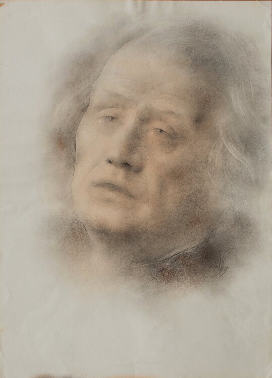 Willi Schmid - Männerbildnis - 1949 - Bleistift,...