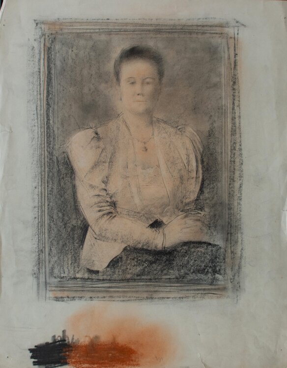 Willi Schmid - Bildnis Frau Beindorf - 1940er Jahre -...