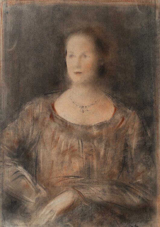 Willi Schmid - Bildnis Martha Fuchs - 1940er Jahre -...