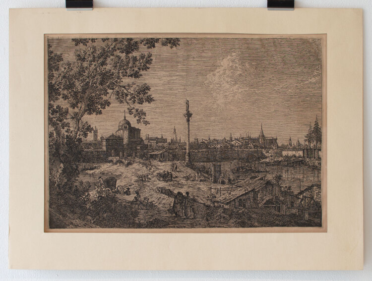 Canaletto - Imaginäre Ansicht von Padua - Späterer Druck des 20. Jhd. - Radierung