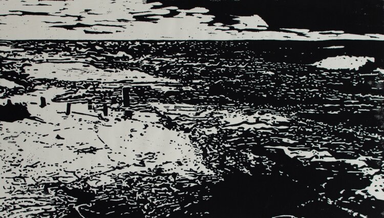 Luise Dewerny - Meereslandschaft bei Nacht - 2011 -...