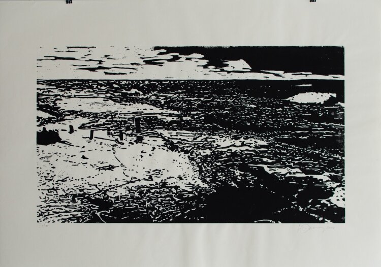 Luise Dewerny - Meereslandschaft bei Nacht - 2011 -...