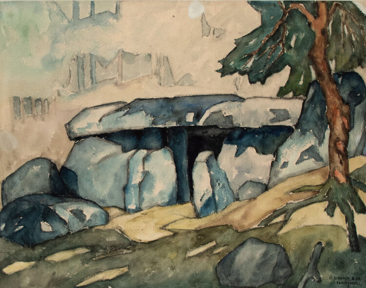 Richard Ermisch - Hünengrab bei Fallingbostel - 1933...