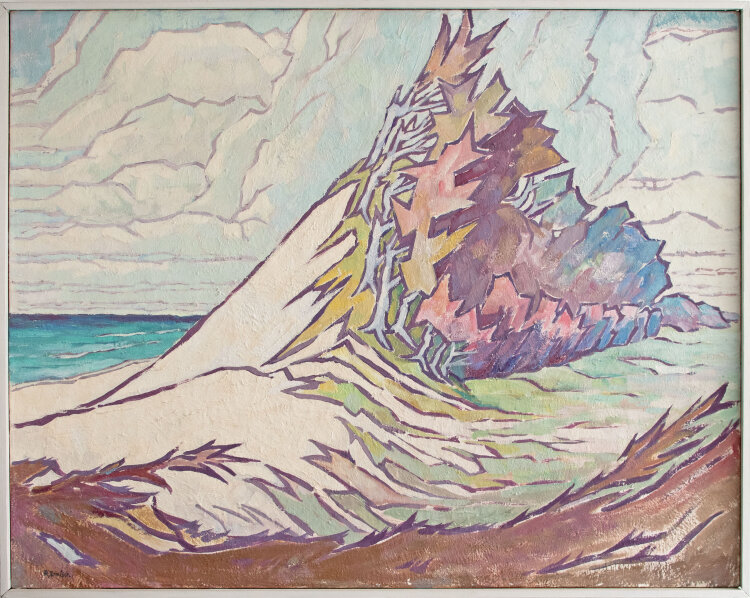 Richard Ermisch - Düne bei Sohrenboom - Ostsee - Um...