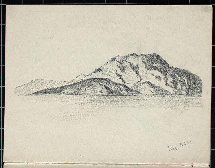 Unbekannt - Italienische Landschaften - 1924 - Bleistift
