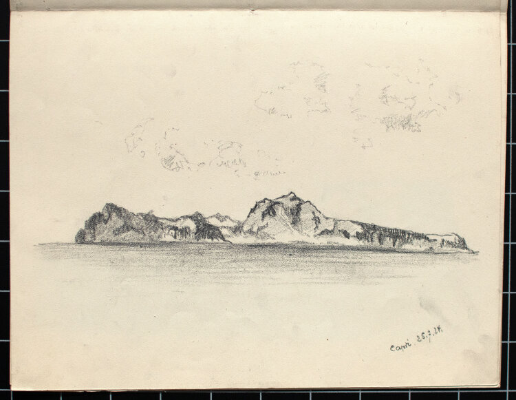 Unbekannt - Italienische Landschaften - 1924 - Bleistift