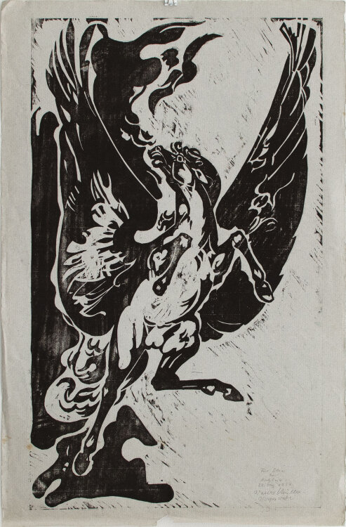 Walter Müller-Worpswede - Aufsteigendes Pegasus -...