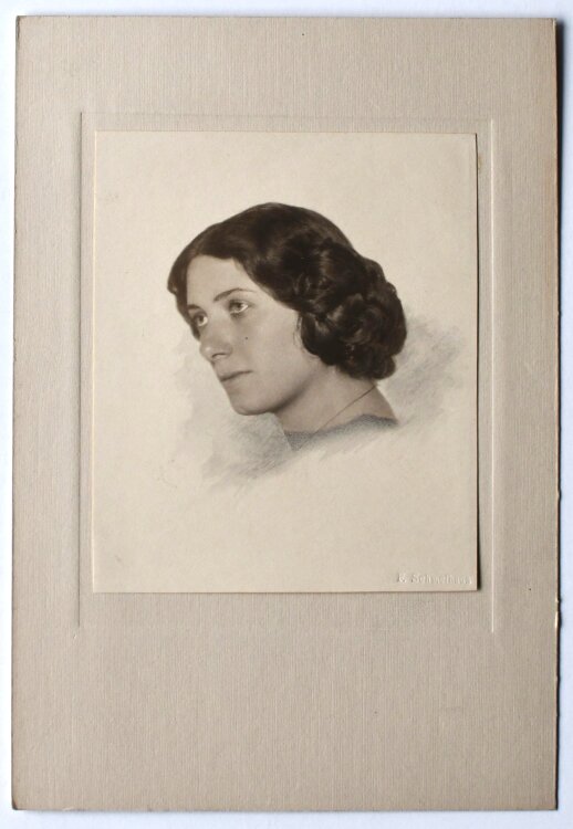 Franz Schmelhaus - Porträt Emmay Krüger - um 1910 - Fotografie