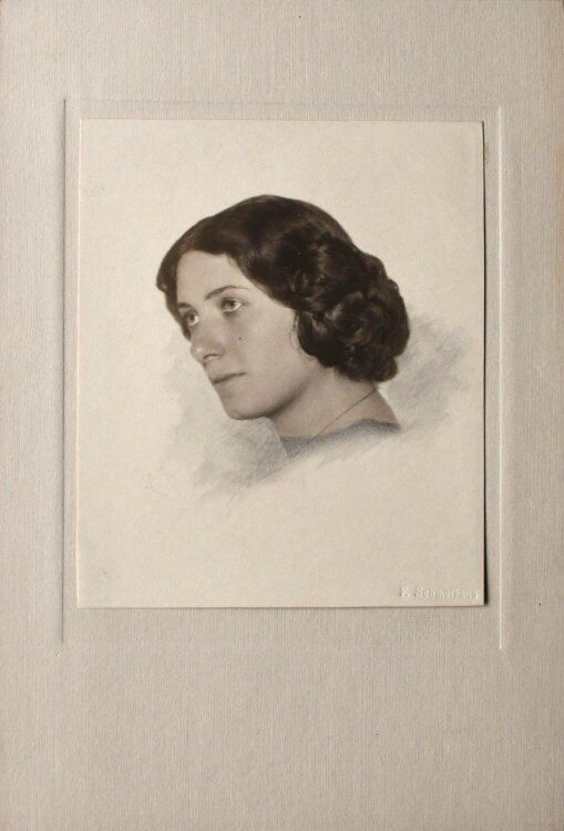 Franz Schmelhaus - Porträt Emmay Krüger - um 1910 - Fotografie