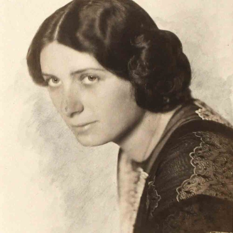 Franz Schmelhaus - Porträt Emmay Krüger - um 1910 - Fotografie