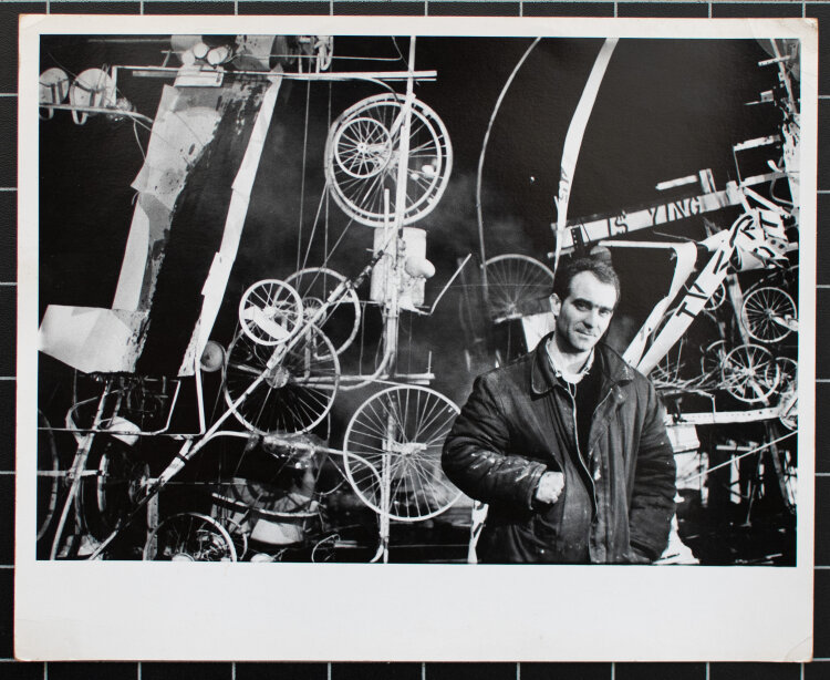 David Gahr - Porträt Jean Tinguely - 1960 - Fotografie