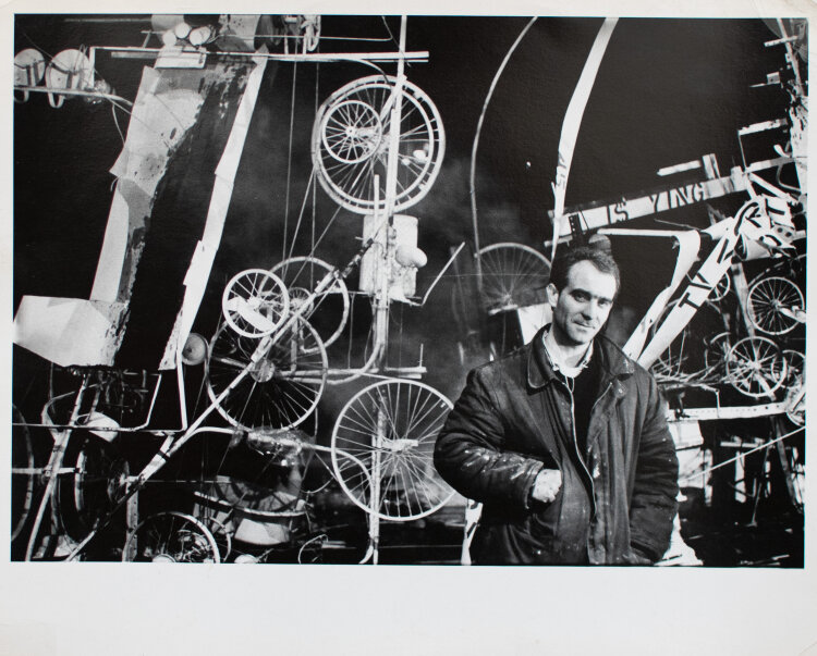 David Gahr - Porträt Jean Tinguely - 1960 - Fotografie