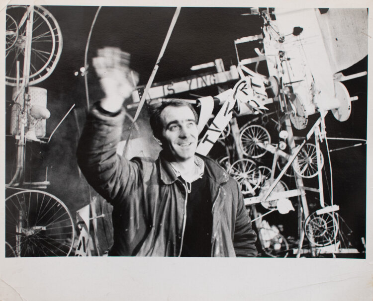 David Gahr - Porträt Jean Tinguely - 1960 - Fotografie