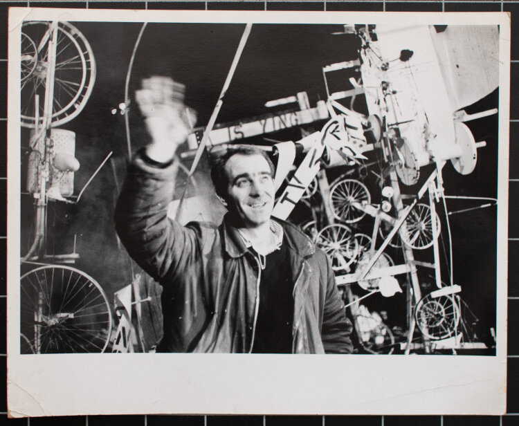 David Gahr - Porträt Jean Tinguely - 1960 - Fotografie