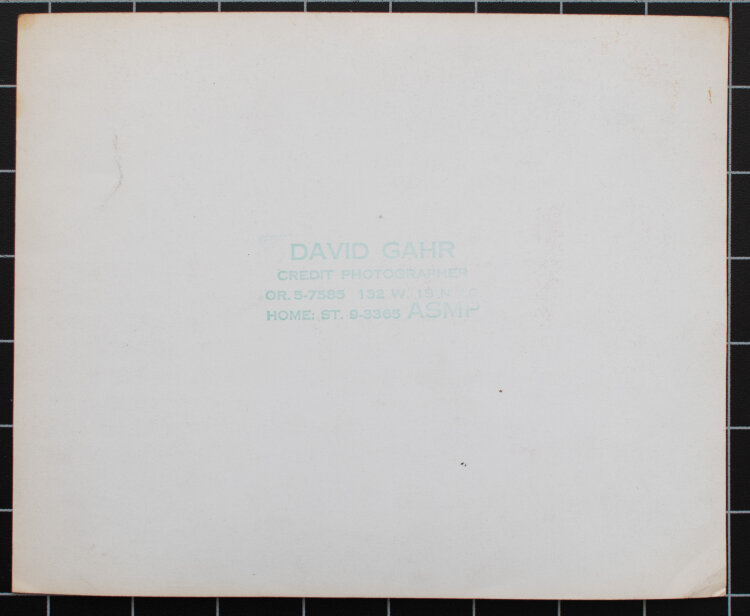 David Gahr - Porträt Jean Tinguely - 1960 - Fotografie