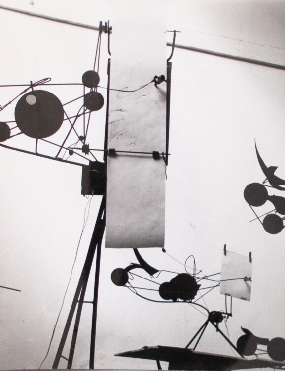 Hansjörg Stoecklin - Porträt Jean Tinguely - 1960er - Fotografie