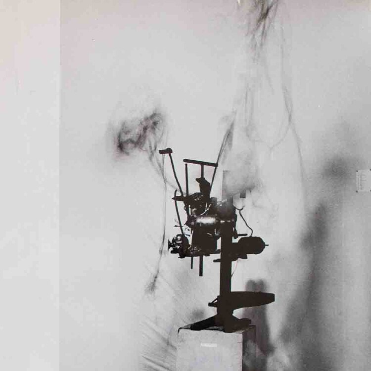 Harry Shunk - Porträt Jean Tinguely - 1960er - Fotografie