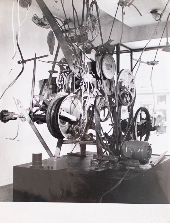 Heidi Meister - Porträt Jean Tinguely - 1960er - Fotografie