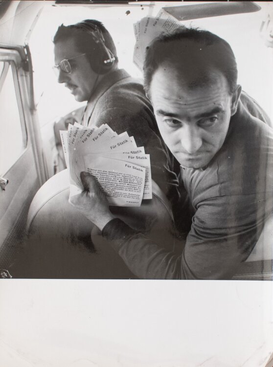 Charles Wilp? - Porträt Jean Tinguely - 1959 - Fotografie