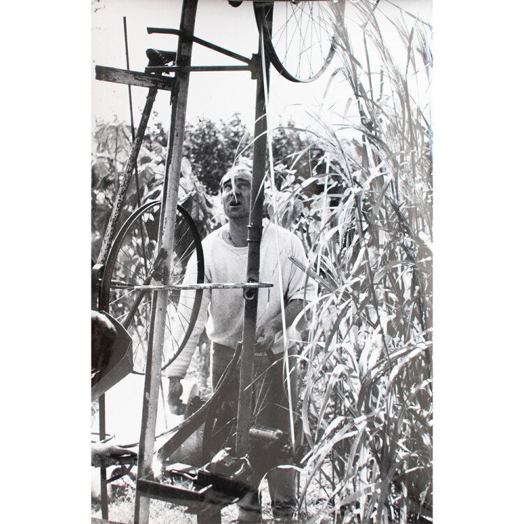 Leonardo Bezzola - Porträt Jean Tinguely - 1960er - Fotografie