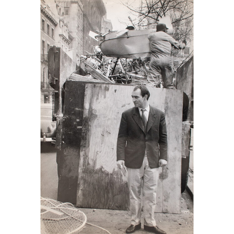 Herbert Migdoll - Porträt Jean Tinguely - 1960 - Fotografie