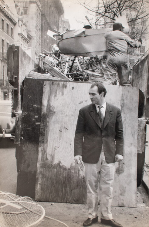Herbert Migdoll - Porträt Jean Tinguely - 1960 - Fotografie