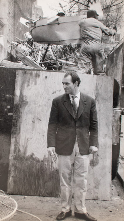 Herbert Migdoll - Porträt Jean Tinguely - 1960 - Fotografie